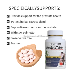 Nhãn hiệu riêng tùy chỉnh dành cho người lớn tuyến tiền liệt máy tính bảng chế độ ăn uống bổ sung với Saw Palmetto Hỗ trợ nam tuyến tiền liệt sức khỏe 60 máy tính bảng - Product Image 5