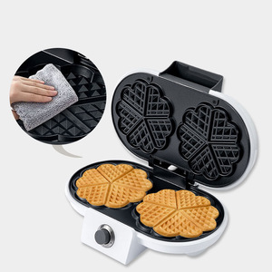 Machine à gaufres miniatures à double tête, machine à gaufres aux œufs industrielle pour la maison, machine commerciale pratique et rapide - Product Image 4