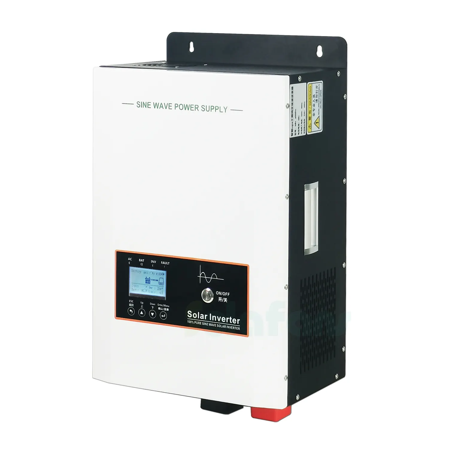 Smart up off grid sistema 10KW 72v/96v dc a ac inverter 220V 60hz inverter solare 10kva 48v batteria al litio