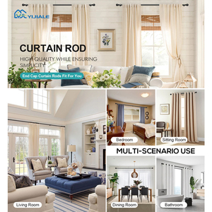 Tringle à <span class=keywords><strong>rideaux</strong></span> réglable YIJIALE finition or, robuste, style industriel, <span class=keywords><strong>pour</strong></span> appartement moderne - Product Image 3