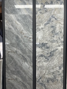 Piastrelle <span class=keywords><strong>in</strong></span> Ceramica Placcate Oro A-DFFUSION - Finitura Lucida e Opaca 800x800mm per Interni, Camera da Letto, Soggiorno, Hotel - Product Image 3