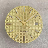 Cadran de montre lumineux vert de 31,8 mm avec aiguilles pour mouvement NH35 NH36 4R