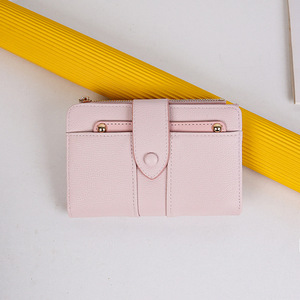 Portefeuille court portable pour <span class=keywords><strong>femme</strong></span> Weeks SH0302 en <span class=keywords><strong>cuir</strong></span> PU, avec fermeture éclair, <span class=keywords><strong>porte</strong></span>-cartes multiples et compartiment à billets, idéal pour un usage quotidien - Product Image 3