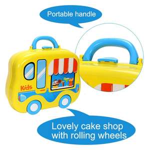 Ensemble de jeu de cuisine jaune <span class=keywords><strong>pour</strong></span> enfants, <span class=keywords><strong>kit</strong></span> de cuisine d'imitation avec aliments, cadeau de Noël <span class=keywords><strong>pour</strong></span> les enfants de 3 ans, Union World, plastique ABS - Product Image 4