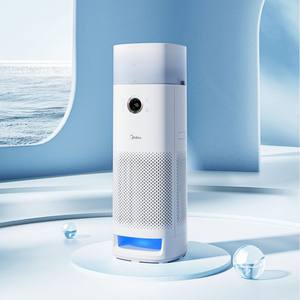 เครื่องฟอกอากาศและเครื่องเพิ่มความชื้นในอากาศ Midea รุ่นคอมโบ สีขาว พร้อมแผ่นกรองคอมโพสิต สำหรับใช้ในบ้าน เหมาะสำหรับเด็กทารกและคุณแม่ - Product Image 1
