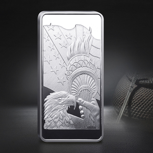 Pièces commémoratives carrées personnalisées en argent plaqué pour collection, cadeaux de graduation, anniversaire, pyramide, ange, anime - Product Image 1