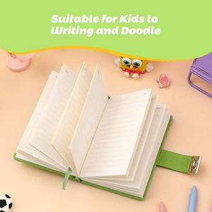 Libreta de Direcciones con Cierre de Seguridad A7 A6 A5 A3, de Cuero Espiralado, con Páginas Forradas en Tela de Alta Calidad <span class=keywords><strong>para</strong></span> Escribir en el Diario - Product Image 2