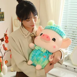 Vente en Gros Cochon en Peluche Animal en Peluche Mignon Doux Oreiller Cochon en Peluche Cadeau pour Enfants