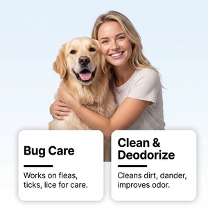 <span class=keywords><strong>Shampoo</strong></span> Naturale Antiparassitario per Cani 100ml, per Rimozione di Pulci e Zecche, Sicuro per Pelli Sensibili - Product Image 2