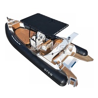 Bateau Semi-Rigide Gonflable Grande Vente Chaude Australien Sundeck 680 en Hypalon et Fibre de Verre avec T-top