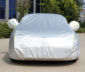 Housse de voiture multicouche imperméable toutes saisons. Housse extérieure complète pour automobiles, berlines, SUV, protection contre la pluie et le <span class=keywords><strong>soleil</strong></span>. - Product Image 4