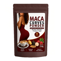 Compléments alimentaires à base de plantes en marque privée OEM, poudre de racine de maca naturelle, poudre de complément alimentaire pour l'amélioration ultime des fesses et des hanches pour femmes