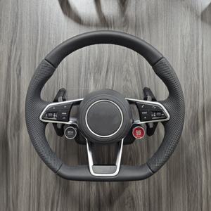 Volante de fibra de carbono de estilo clásico adecuado para Audi B9 B8 S3 S4 RS3 RS4 A3 A4 A5 RS5 S5 <span class=keywords><strong>A6</strong></span> Actualización de repuesto - Product Image 2