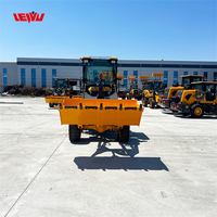 Prix ​​bas, vente chaude, chargeur frontal de 1 tonne, 2 tonnes, 3 tonnes, charge nominale, chargeur sur pneus 4x4 LY928 936
