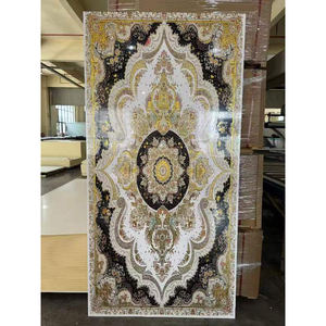 แผ่นผนังกันน้ำสำหรับตกแต่งภายในลายไม้ไผ่เคลือบฟอยล์ทองคำ  ผิวมันเงา ป้องกันรังสียูวี  ลายหินอ่อน  สำหรับตกแต่งผนังทีวี ใช้ในโรงแรม - Product Image 4