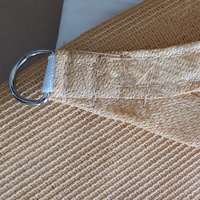 Voile d'ombrage en HDPE haute résistance, voiles d'ombrage de type triangle et carré pour jardin et patio