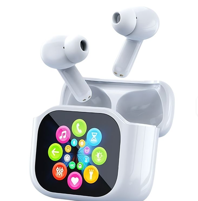 W16 Ai Translator Earbuds Smart Touch Screen Translator Earphone 150 Languages Translator EarbudsTravel Abroad Easy Conversation