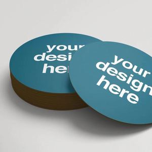 Sous-verres de mariage personnalisés Sous-verres en mousse personnalisés Cadeaux de mariage Décorations de table Sous-verres à boissons Citations amusantes sur le mariage - Product Image 1