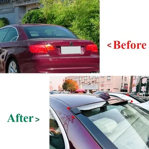 สปอยเลอร์ StarNav สำหรับรถยนต์ BMW ซีรีส์ 3 E92 Coupe ปี 2006-2013 รุ่น PSM สไตล์ ปีกหลังติดท้ายรถยนต์ ปีกบน ตกแต่งแบบยึดติด สำหรับการปรับแต่ง - Product Image 5