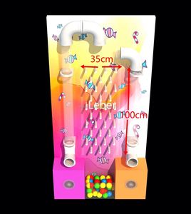 Équipement de jeu interactif personnalisé pour aire de jeux intérieure/extérieure : Mur de balles sensoriel en PVC pour enfants, capacité maximale - Product Image 6