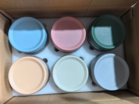 Recipientes Herméticos de Boca Ancha de 10 oz para Avena Nocturna, Frascos de Vidrio Tipo Mason Ideales para Pudín de Chía, Yogur, Parfaits y Preparación de Comidas