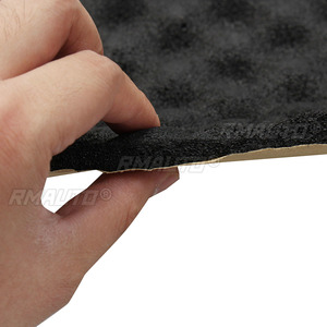 Alfombrilla de espuma de algodón de 50*100cm y 20mm para insonorización de coche, aislamiento de ruido para capó, motor y muro cortafuegos, adhesivo de espuma térmica. - Product Image 4