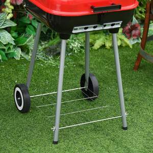 Grand baril à chariot <span class=keywords><strong>Barbecue</strong></span> carré Grand <span class=keywords><strong>barbecue</strong></span> à charbon de bois - Product Image 2
