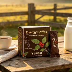 Fabricant OEM de café énergétique aux herbes personnalisé, café de soutien à la vitalité au Tongkat Ali avec logo personnalisé, marque privée, 2g portion individuelle - Product Image 2