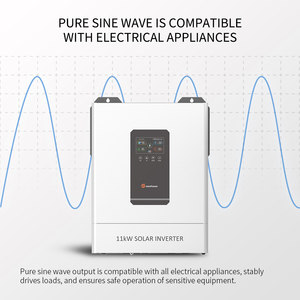 Système d'énergie solaire à onde sinusoïdale pure <span class=keywords><strong>GreenPower</strong></span> Wholesale Inverter 11KW, onduleurs solaires hybrides pour maison, prend en charge le fonctionnement en parallèle - Product Image 3