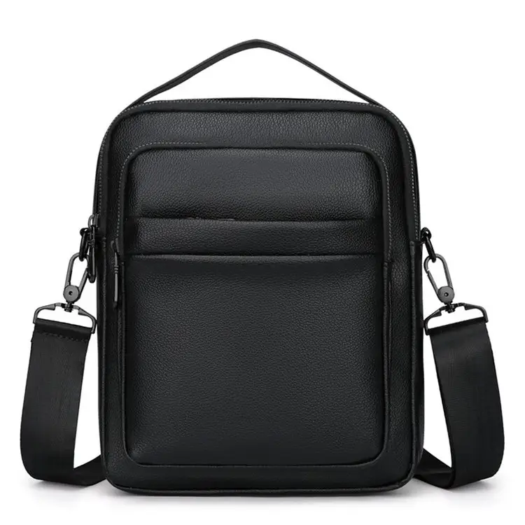 Water Resistant Sling Bag Men Small Crossbody Chest Shoulder Bag With Earphone Hole