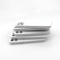 Étuis de téléphone portable FONLYU en plastique rigide monocouche antichoc avec film 3D entièrement enveloppant par sublimation pour 11/12/13/14/15 Pro Max Plus
