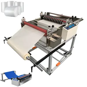 Sterilization Packaging Bag Heat Sealing Roll Cutter Flat Roll Bag Cutting Machine