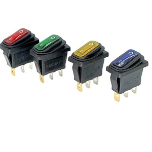 12V không thấm nước Rocker chuyển 3-pin thiết bị đầu cuối dây Rocker nút - Product Image 4