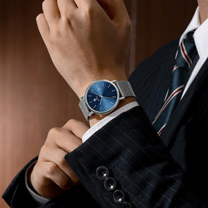 <span class=keywords><strong>Reloj</strong></span> de Pulsera de Cuarzo para Hombre Gohuos 8829, Estilo Clásico, Deportivo y Ejecutivo, Correa de Acero de Malla, <span class=keywords><strong>Reloj</strong></span>, Montre, Resistente al Agua 30M, Esfera Simple - Product Image 6