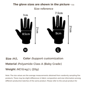 Guantes de Microfibra Suaves Negros de Talla Grande con Logotipo Personalizado para Limpieza, Lavado y Pulido de Relojes y Joyas - Product Image 5