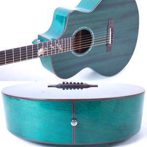 <span class=keywords><strong>Guitare</strong></span> acoustique 41 pouces, <span class=keywords><strong>guitare</strong></span> en bois, <span class=keywords><strong>guitare</strong></span> en épicéa, couleur vert transparent, instruments de musique en vente - Product Image 5