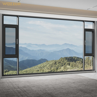 Ventanas Abatibles de Lujo Wazzor, Ventanas Americanas de Aluminio con Marco Delgado, Insonorizadas, de Doble Apertura, Abatibles y Oscilobatientes