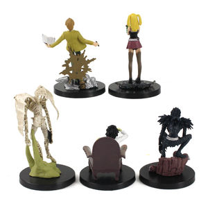 5 pezzi/set Anime Figure Set <span class=keywords><strong>Death</strong></span> <span class=keywords><strong>Note</strong></span> Figures Grim Reaper Ryuk Action Figure Yagami Light Model Doll Ornaments Toys - Product Image 4