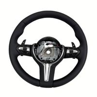Volant en cuir de style rond classique pour BMW F10 M3 M5 F30 X5 F15 E91 F11 E70 F20 M4 F82 F01 X1 E84 F31 X6 E71 E90