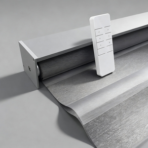 Persianas modernas inteligentes de cebra, cortinas de tela de alta calidad para tratamiento de ventanas, filtrado de luz recargable dual, control remoto de privacidad - Product Image 3
