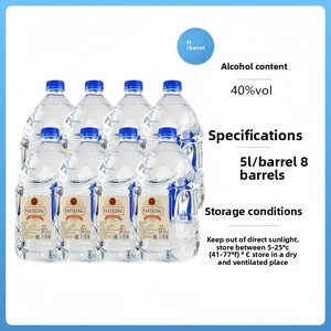 <span class=keywords><strong>Rhum</strong></span> blanc de 5 litres, 40% d'alcool, approvisionnement pour hôtels et clubs, grand seau de <span class=keywords><strong>rhum</strong></span>, boisson haut de gamme, achat B2B - Product Image 1