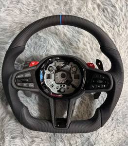 Setir Kemudi Custom Serat Karbon Sport M6 untuk BMW Seri G M3 G80 M4 G82 M5 F90 M8 X3m X4m X5m X6m G3x G1x G0x <span class=keywords><strong>M</strong></span> TY CN;GUA - Product Image 2