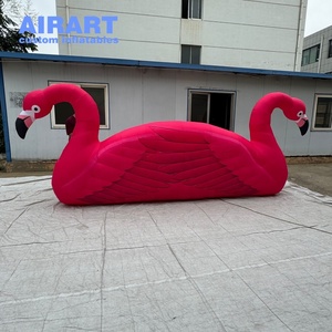 <span class=keywords><strong>Ballon</strong></span> gonflable flamant rose pour scène de DJ, <span class=keywords><strong>ballon</strong></span> publicitaire décoratif en forme de flamant rose de dessin animé. - Product Image 3