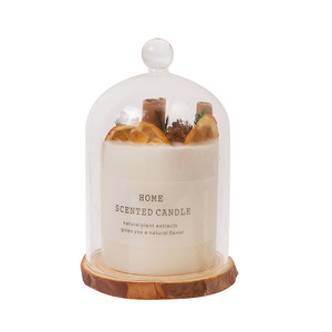 <strong>2026</strong> Custom Private Label Soy Wax Glass Jar Scented <strong>Candle</strong> Gift Set Vanilla Dried Flowers Scented <strong>Candle</strong> in Bulk - Product Image 6