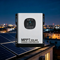 Controlador Solar MPPT Eficiente de 120A 192V con Ventilador y Protección Contra Sobrecarga para Estaciones Base de Telecomunicaciones y Sistemas Solares Aislados