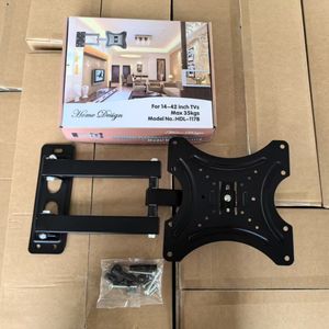Vente chaude en gros Full Motion TV Wall Mount Tilt Swivel Soporte De TV Mount pour 10 "-<span class=keywords><strong>55</strong></span>" <span class=keywords><strong>Vesa</strong></span> 200x200mm Lcd Tv Wall Bracket - Product Image 1