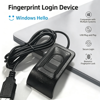 USB Fingerprint Reader Computer Fingerprint Password Login Device Plug & Play Windows-Hello Encrypted Unlock Fingerprint Reader