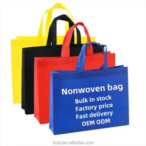 Cheap Reusable Grocery <b>White</b> <b>Tote</b> <b>Bags</b> Custom Printed Eco-Friendly Non-Woven Fabric Plain Pattern Recyclable Shopping <b>Bag</b> Logo - Product Image 1