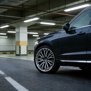 Ruedas Forjadas YUDAO OEM&ODM de 22 y 24 Pulgadas 5x130, Dos Tonos, Plateado Brillante y Negro, Diseño de Dos Piezas, Cóncavas Profundas para Benz GLS SUV - Product Image 4