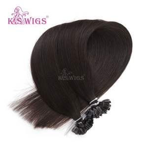 K.SWIGS ¡Producto Estrella! Extensiones de Cabello Humano 100% con Clip en U, Se Pueden Teñir/Permanecer y Personalizar, Venta al Por Mayor de Fábrica - Product Image 3